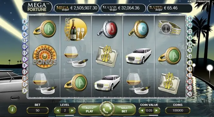 Mega Fortune at Quatro Casino